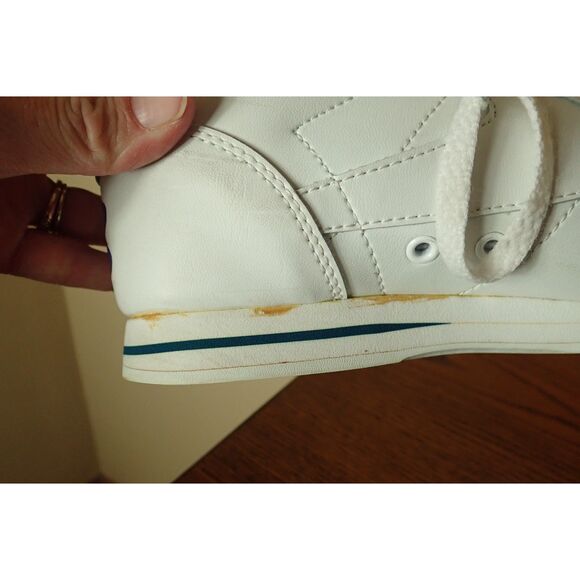 Barnswick Bowling Women's Shoe 8M Crusader White Leather White Green Purple - Picture 7 of 9